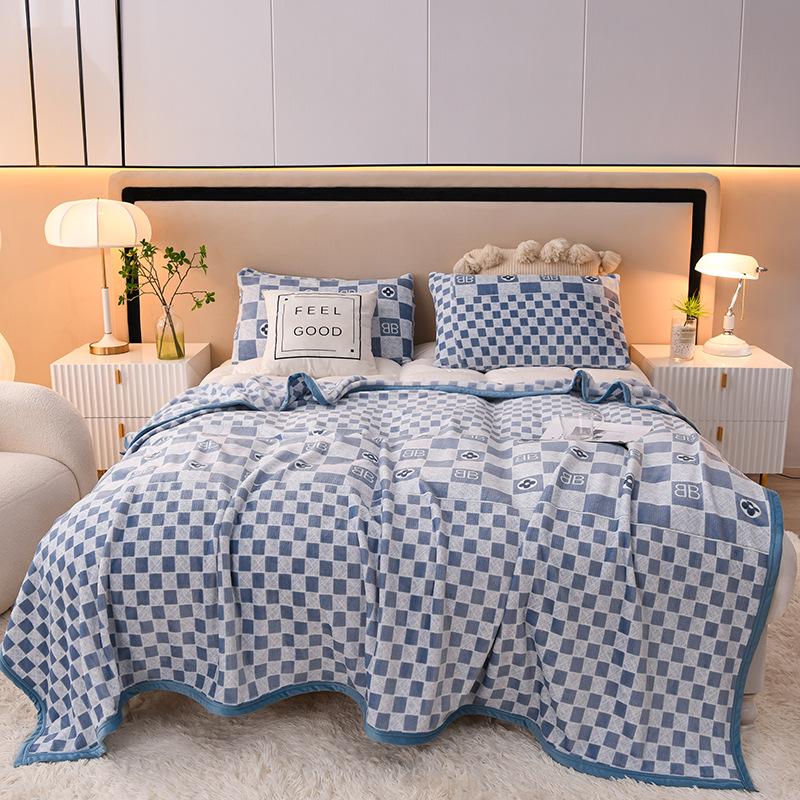 Фланелевое зимнее одеяло - односпальное/двуспальное, простыня, сон, кондиционер, подарок на мероприятие