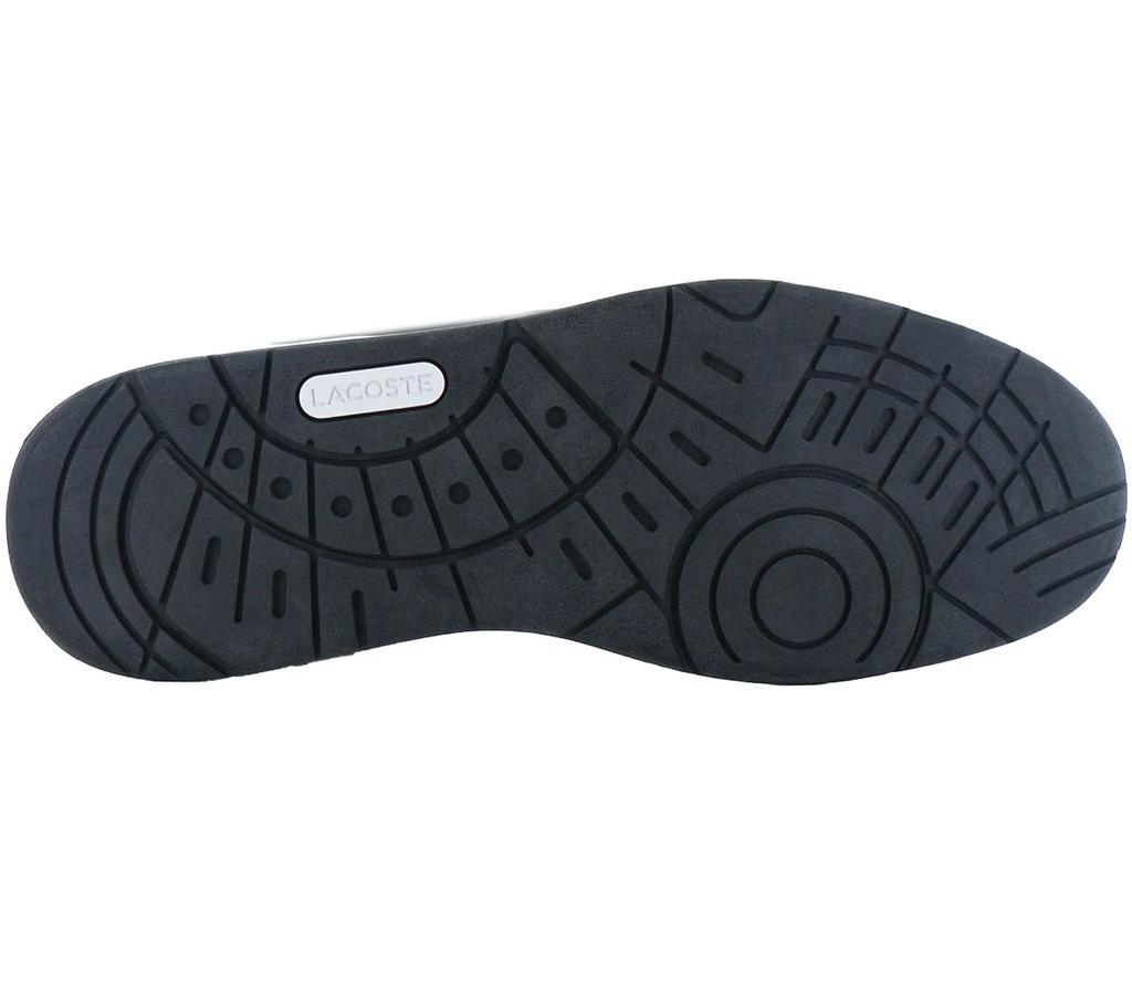 Lacoste T-Clip Leather - Мужские кроссовки Кожаные белые-черные 747SMA0073147 ОРИГИНАЛ