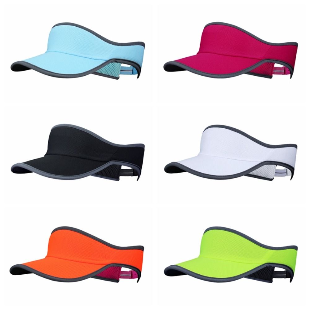 Mesh Visor Sunscreen Sun Hat Sun Protection Tennis Hat Beach Hat Empty Top Cap  Cycling Hiking