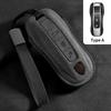 Чехол-оболочка из замши для автомобильного ключа Porsche 958 Macan 911 Panamera 996 991 Boxster 987 997 Держатель Брелок Аксессуары
