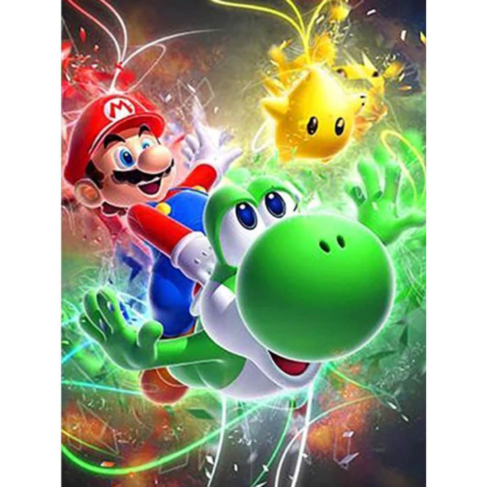 Disney Алмазная живопись Покемон Супер Марио Пикачу Хелло Китти Декор для дома Полная квадратная и круглая мозаика Вышивка Крестиком