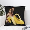 Pillow Case Funny N-Nicolas C-Cage Banana Soft  Pillow Cover For Living Room Chair Cute Funny Pillowcases