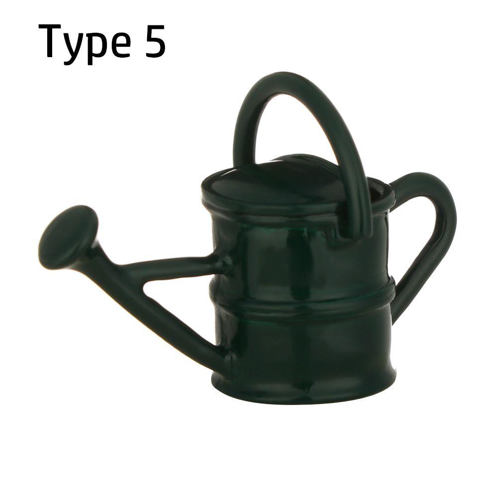 Landscape Watering Pot Miniature Tools Dollhouse Accessories Wood Hoe Shovel Doll Farming kits