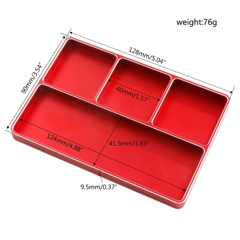 Tool Box Tool Organizer Metal Hardware Box Storage Hardware Organizer for Hardware Screws Bolts Nuts Nails Beads Jewelry