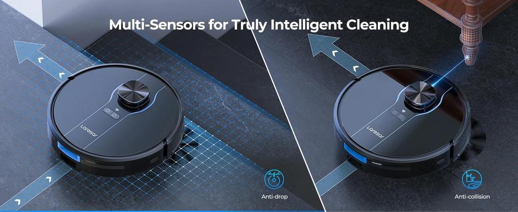 Новый робот-пылесос Laresar L6 Nex с силой всасывания 3500 Па, самозаряжающийся пылесос, высокопроизводительная LiDAR-навигация, робот-пылесос для дома