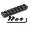 Ryohin Buhin M-LOK 7-Slot Rail Section, 20mm Aluminum, Black