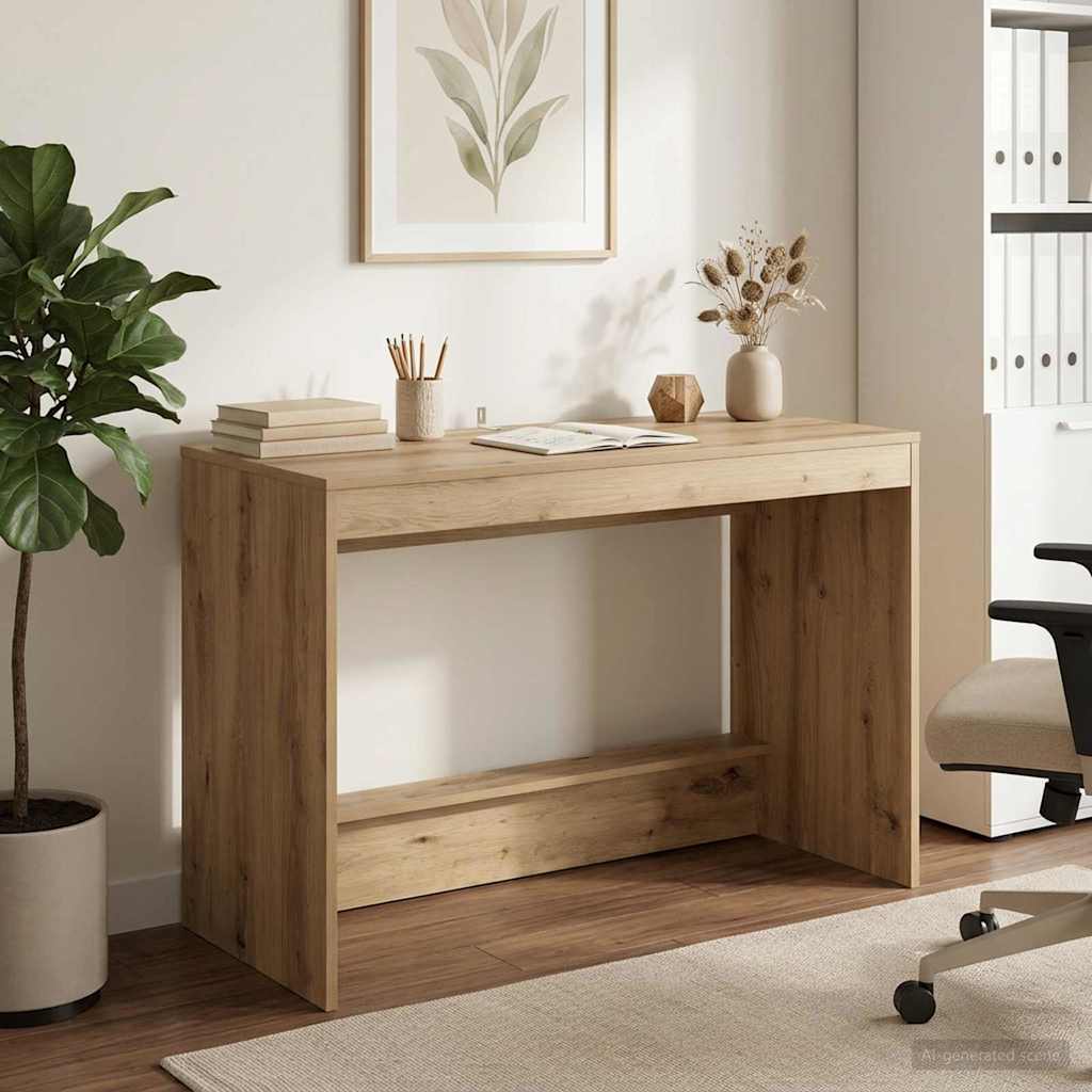 Bed Desk Artisan Oak Wood Composite 100 x 45 x 75 cm