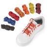 120cm Polyester Fluorescent Reflective Sport Shoelaces Sneaker Shoestrings Shoe Rope Shoes Lace