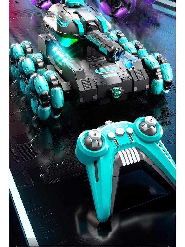 Внедорожный трюковой танк с дистанционным управлением, управлением жестами и шестиколесным приводом