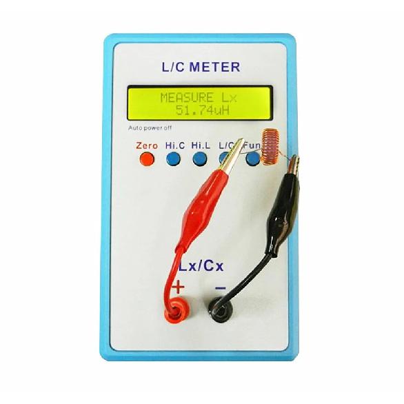 JUNTEK LC-200A LC200A Цифровой портативный ЖК-измеритель емкости и индуктивности Зажим для SMT 1 пФ-100 мФ 1 мкГн-100 Гн Онлайн-тестер LC-резонанса