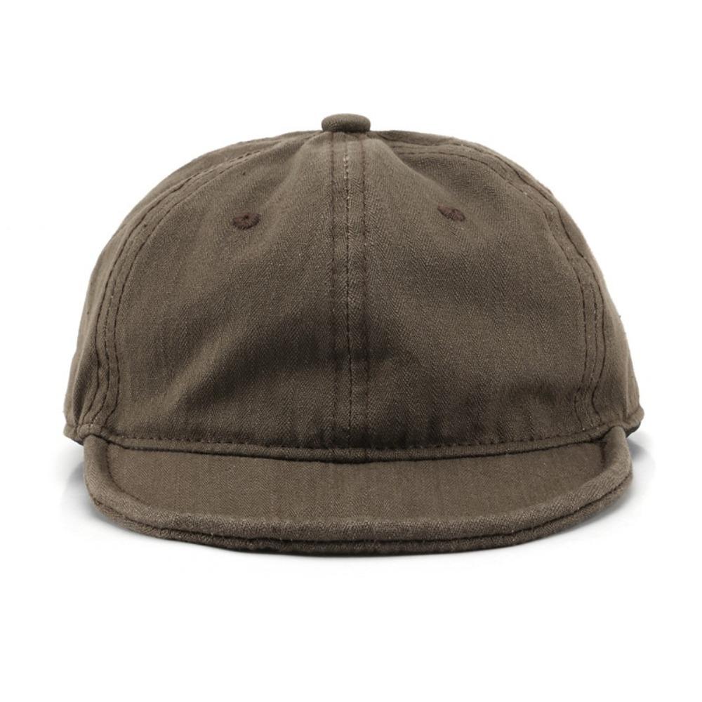 Sunscreen Short Brim Baseball Cap Japanese Style Peaked Cap Fashion Sun Hat Outdoor