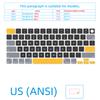 Xiaomi Подходит для (Американская версия США) Наклейки на клавиши клавиатуры Apple MacBook, Наклейки для ноутбука, Air M4 15.3A1304 Pro M2-M3 16.13.6 13.3 A3240