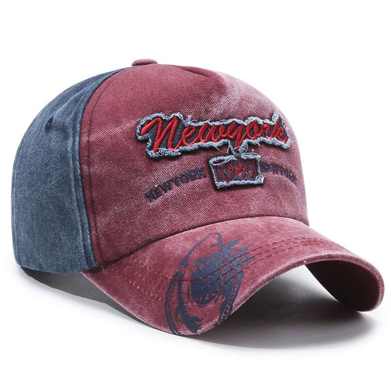 Embroidered Letter Baseball Cap Cotton Adjustable Hat Men Women Outdoor Casual Fall Winter