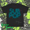 Новая американская футболка с логотипом лейбла Sub Pop Records, смешная, размеры от S до 5XL
