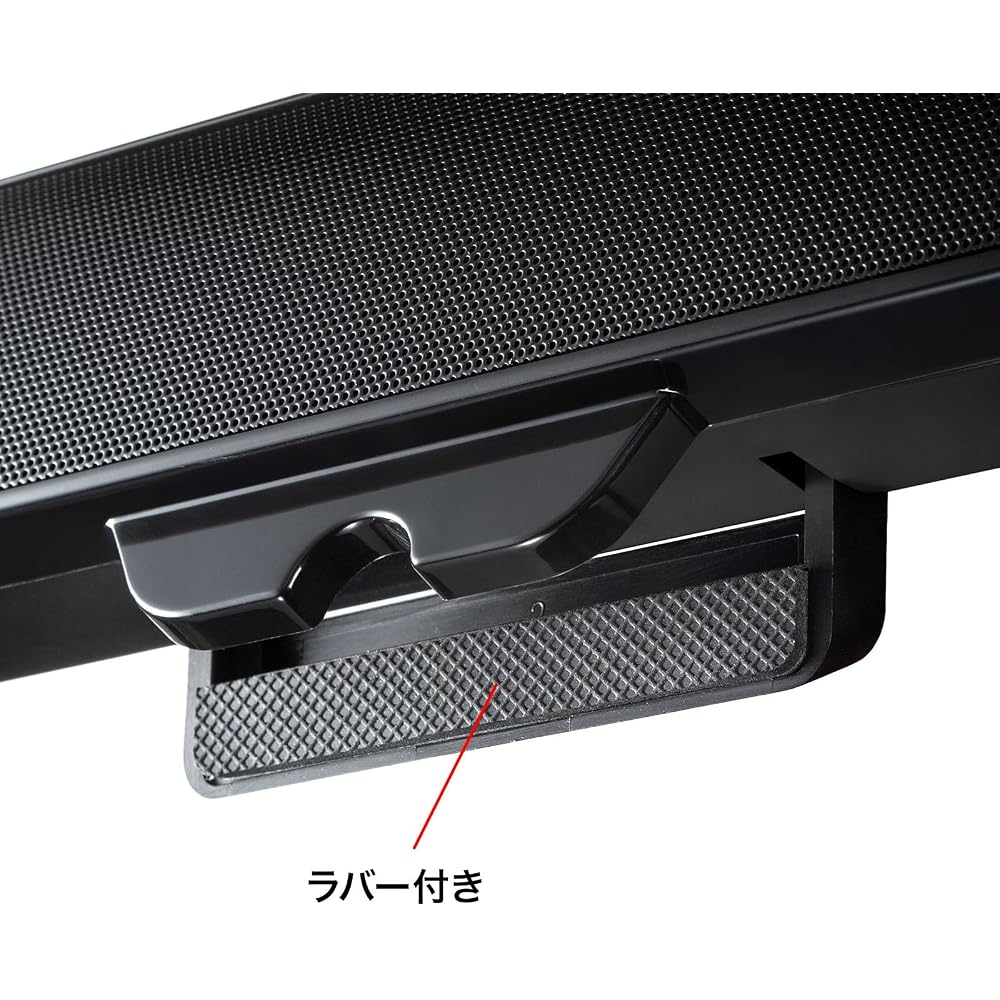 Sanwa Supply USB Sound Bar Speaker MM-SPU17BKN Compact Design, High-Quality Audio, Black