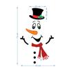 New Magnetic Christmas Snowman Magnetic Refrigerator Fridge Sticker Decoration