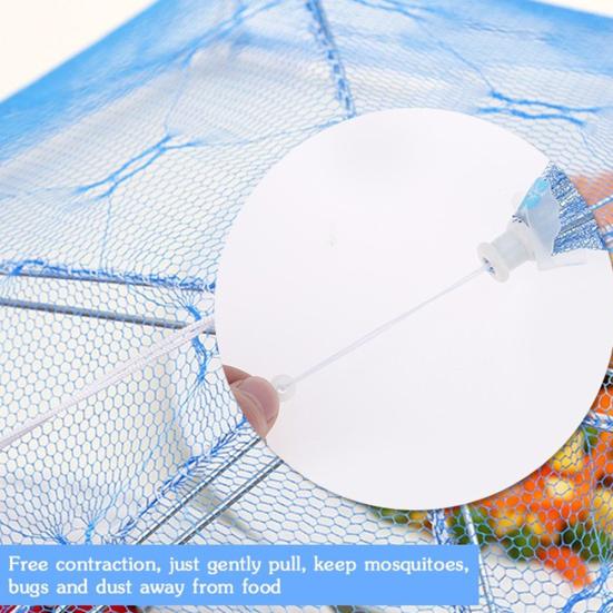 Folding Hexagon Food Net Lace Mesh Umbrella Fly Cover Anti Bug Dust
