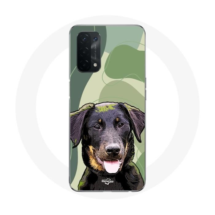 Coque pour Oppo A74 - Beauceron - Noir - Rigide - Protection - Mixte