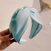 Middle Cross Fashion Headband Women Hair Fabric Craft Solid Color Tie Headdress Hairpin