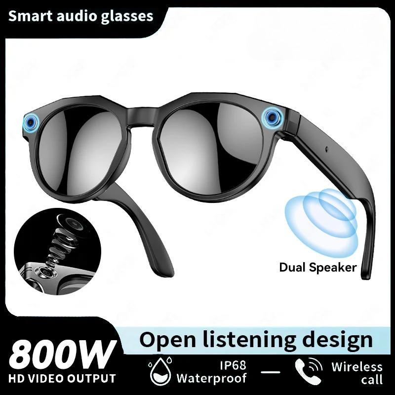 1080P HD Умные очки с ИИ Чат GPT 8 МП Камера Bluetooth-звонок Батарея 290 мАч Передача по WIFI Водонепроницаемые Умные очки Перевод в реальном времени унисекс