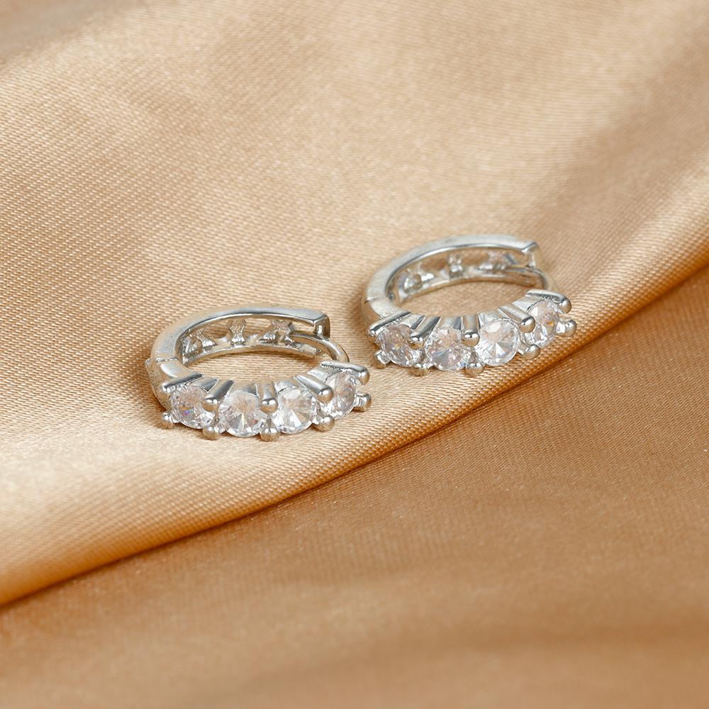 Новый дизайн Нержавеющая сталь циркон маленькие серьги-кольца для женщин Helix Tragus хрящ Conch Daith серьги-гвоздики для пирсинга ювелирные изделия