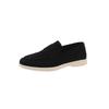 Shoes Women Round Toe Loafers With Fur Casual Female Sneakers 2025 Moccasin New Slip-on Leisure Lace-Up Flock Sewing Soli