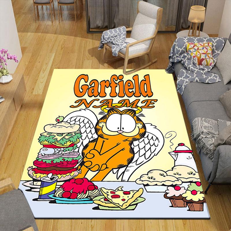 Custom 1Pc Christmas Garfield Celebration Rug Office Carpet Indoor Outdoor Entrance Doormat Nonslip Soft And Comfortable Living Room D291573