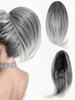 Синтетические короткие накладные волосы для хвоста, 12-дюймовые прямые накладные волосы для хвоста, натуральные накладные волосы для хвоста для женщин