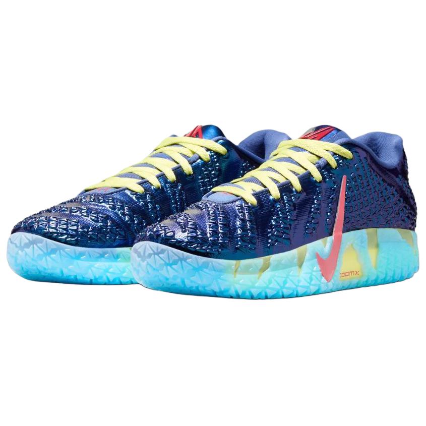 Nike Ja 3 Morant 3 EP Дядя Фил Удобные Мягкие Упругие Баскетбольные Кроссовки Мужские Кроссовки Синие IH1099-400