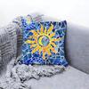gorgeous sun moon and stars Cushion Cover Premium Comfort Reversible Pillow Cove Two in One Design for Any Room  Car Interior