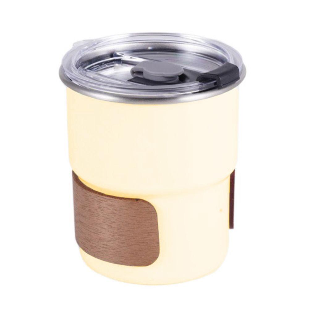 300ml Coffee Cup with Lid Water Cup Drinkware Coffee Camping Mug  Travel