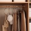 5pcs Premium Cap-Rack Hat-Hangers-for-Closet-Space-Saving, Sturdy-Cap-Organizer, Space Aluminium Simplistic-Hat-Organizer-Holder