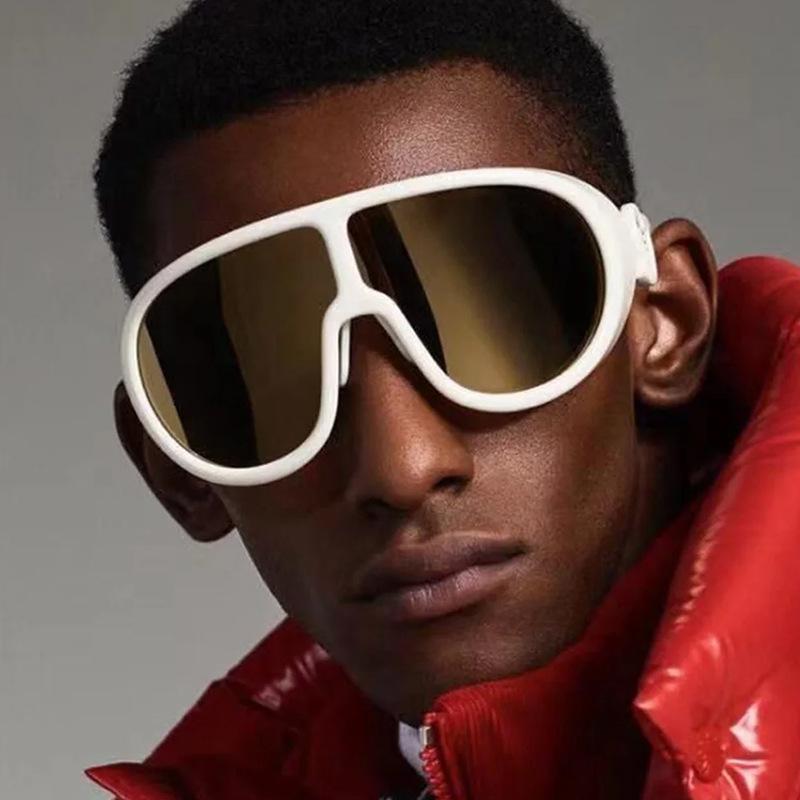 Альпинизм Лыжи Мужские Солнцезащитные очки Большого размера Ветрозащитные Солнцезащитные очки для Женщин Велоспорт На открытом воздухе Солнцезащитные очки