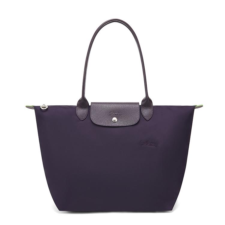 Longchamp Le Pliage Green Сумка-тоут на молнии из переработанного полиамида Женская сумка-тоут Малиновая 2605919645
