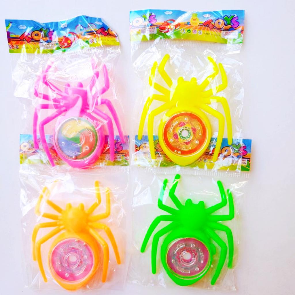 12/24 шт. забавный подарок на день рождения для детей, конфетный цвет, паук, катящийся шар, лабиринт, пиньята, наполненный подарочный пакет, игрушка, раздача