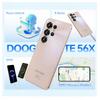 DOOGEE Note56X Android 16 Мобильный телефон Разблокированный Батарея 6150 мАч, 24 ГБ+64 ГБ/TF 2 ТБ Смартфон, 6,56-дюймовый Экран, 4G Две SIM-карты Телефон, 8,45 мм Ультратонкий/GPS/OTG