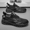 Men's Shoes New Spring Mesh Fashionable, Comfortable and Convenient One-pedal Casual Sports Lace-up Trendy Shoes