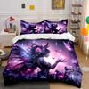 Fairy Butterfly Art Set Bedding Set with 1 Duvet Cover 2 Pillowcases Single Double King Queen Gift