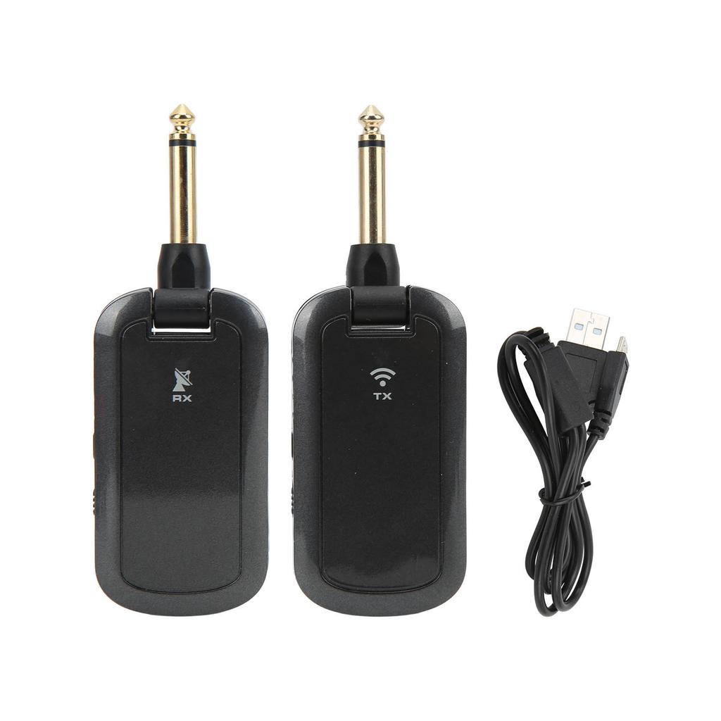 2.4GHz Guitar Wireless System Guitars Transmitter Receiver 4 Channels 18m Effective Range