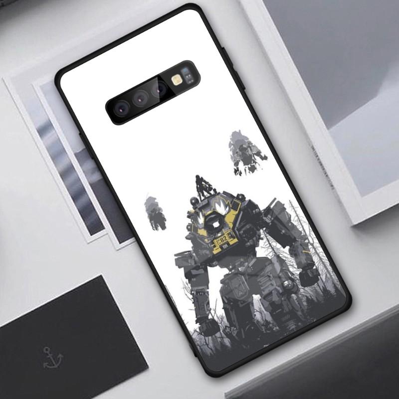 Крутой игровой чехол Titanfall2 для телефона Samung A32 A51 A52 NOTE 10 20 S10 S20 S21 S22 Pro Ultra Black PC Glass Phone Cover