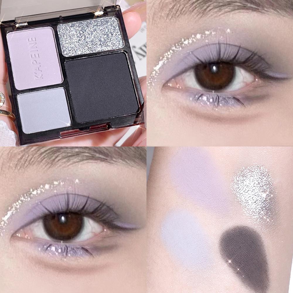 Четырехцветные тени для век Cold Department of The Heart of The Matte Pearlescent Earthy Color Fine Flash в стиле ретро Diablo Spice Quad Eyeshadow