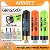 Антенна для мини-рации ABBREE AR-805S SMA-Female Двухдиапазонная антенна с высоким коэффициентом усиления для Baofeng BF-888S UV-5R UV-21 PRO Любительского радио