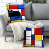 Fashion Print Piet Mondrian Pillow Case Office Cushions Suitable For Sofa Car Bedroom Decorative Cushion Cover