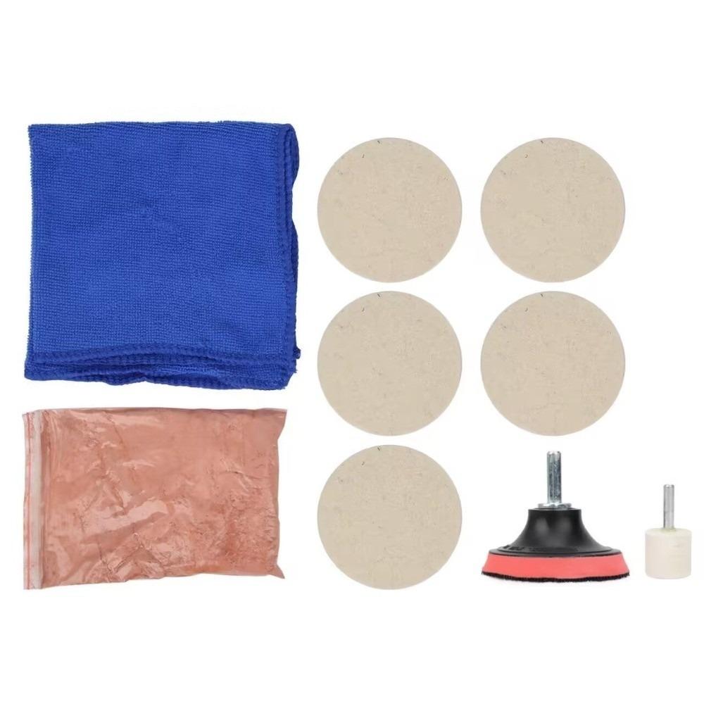 1 Set Restoration Car Glass Polishing Kit Windshield Scratch Remove Kit Car Windshield