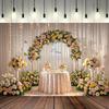 1 шт. Элегантный цветочный арочный полиэстеровый фон для свадеб, праздничных вечеринок, домашних и садовых торжеств, студийного фона и мероприятий на открытом воздухе