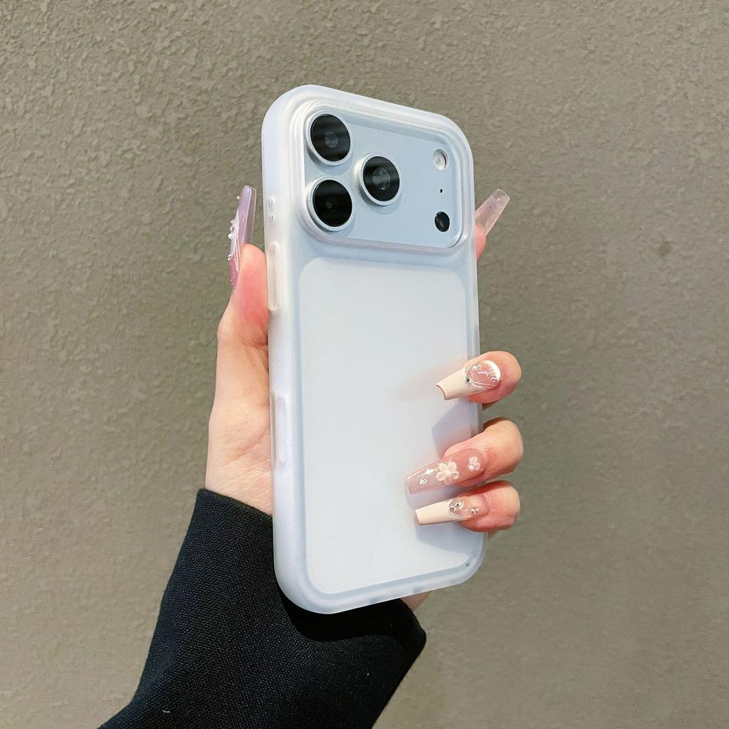 Подходит для iPhone18Promax 2-в-1 матовый чехол для мобильного телефона с ощущением кожи Apple 16 полностью закрывающий защитный чехол от падения