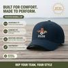 [Patriotic Baseball Cap] 2026 Soccer Championship Print Polyester Adjustable Breathable Lightweight Unisex Casual Outdoor Sports Baseball Hat -