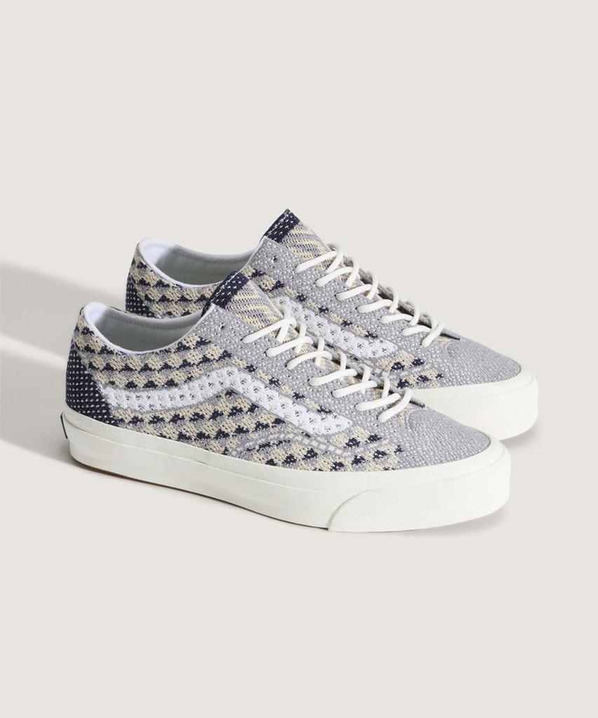 Vans Premium Old Skool 36 Ek - Геометрическая Клетка Серо-Почтовый / Vn000Efk85T1
