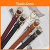 Minimalist Womens Waist Belt With Pin Buckle For Chic Casual And Work Attire