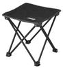 Compact Trekking Stool Black 2000021982 Outdoor Camping Park Storage Case Included Leisure Outdoor Chair Portable Balcony Ottoman